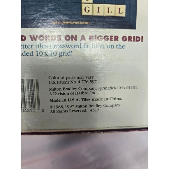 Milton Bradley 1997 UP WORDS 3-Dimensional Word Game COMPLETE! - Picture 10 of 10